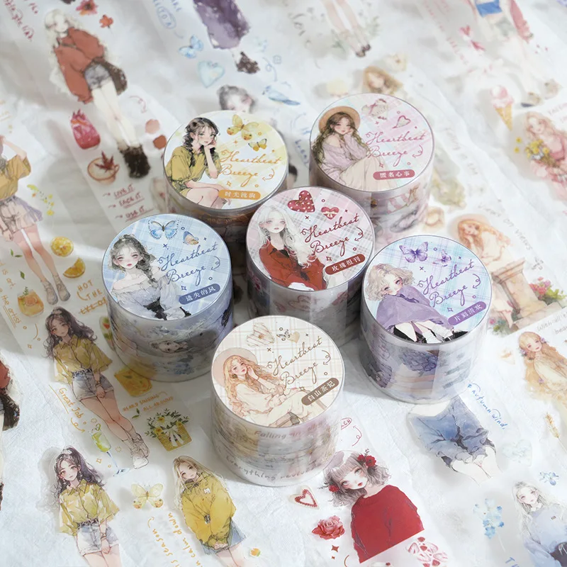 1pcs/1lot Decorative Adhesive tapes stirred by the evening breeze masking tapes Junk Journal Scrapbooking stikcers DIY