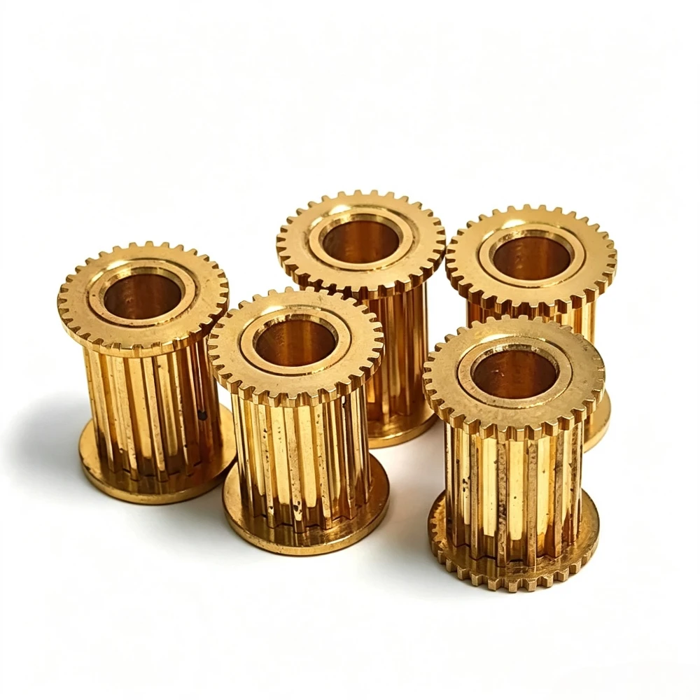 2PCS Original Motor Gear For HP DesignJet 5000 5100 5500 5000PS 5500PS UV Large Format Plotter Replacement Gear Parts