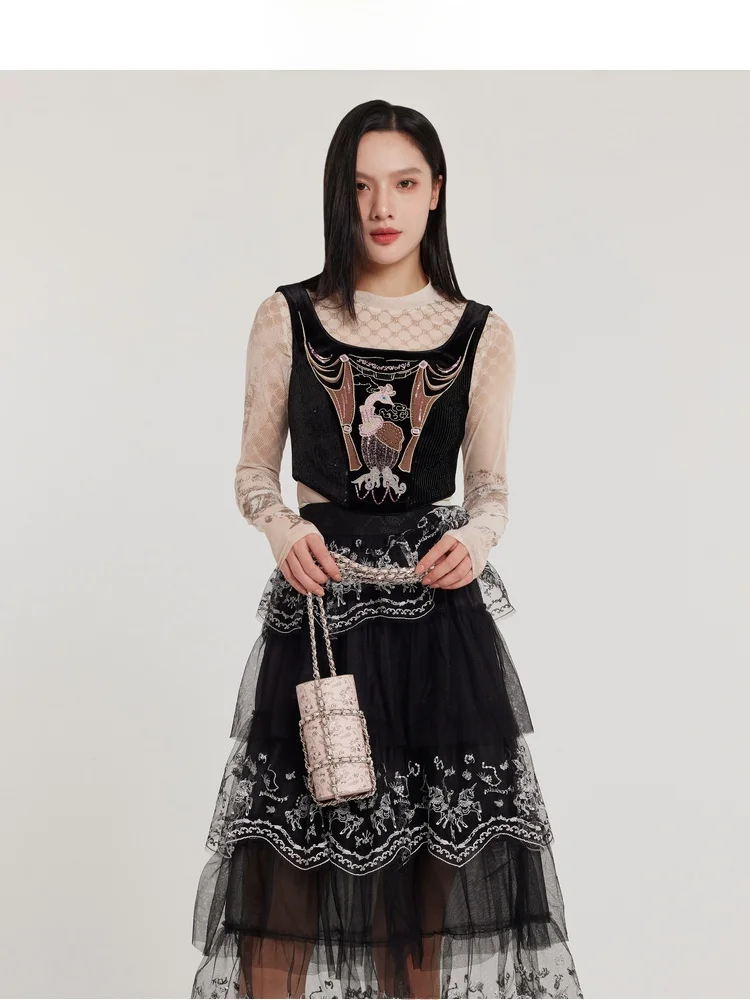 

LULU Velvet ort Vest I Love Lulu New Agel Versatile Ele Women's Faion Spring 2024 Polyester Spandex