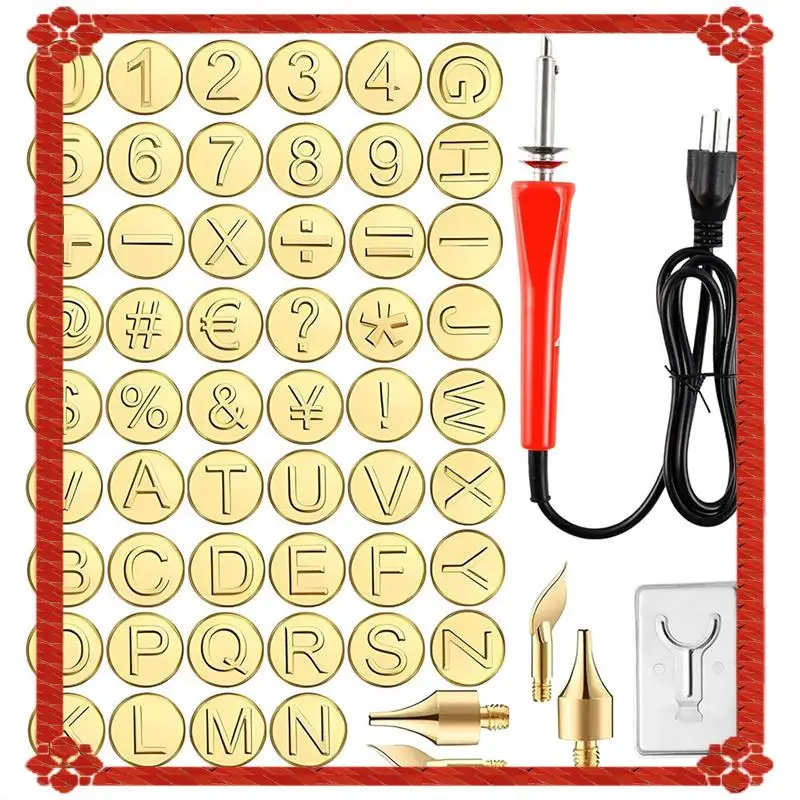 

Набор наконечников для выжигания по дереву с 24 часами, набор наконечников для выжигания по дереву с 26 буквами, медные трафареты для паяльника с буквами, вилка стандарта США