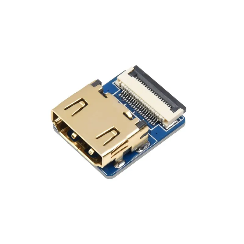 Waveshare DIY HDMI Cable: HDMI Adapter Horizontal (B)