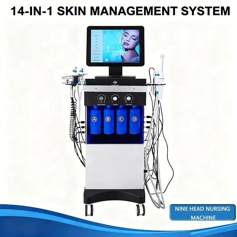 

Fourteen In One Skin Management Device Big Bubble Face Beauty Salon Specific Cleaning And Hydration