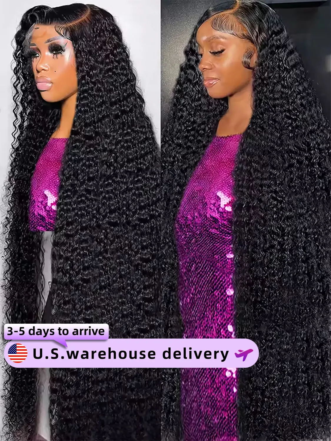 High Density 250% 40  Inch Deep Wave 13x6 HD Lace Front Human Hair Wig Loose Water Wave Curly 13x4 Lace Frontal Wig Human Hair