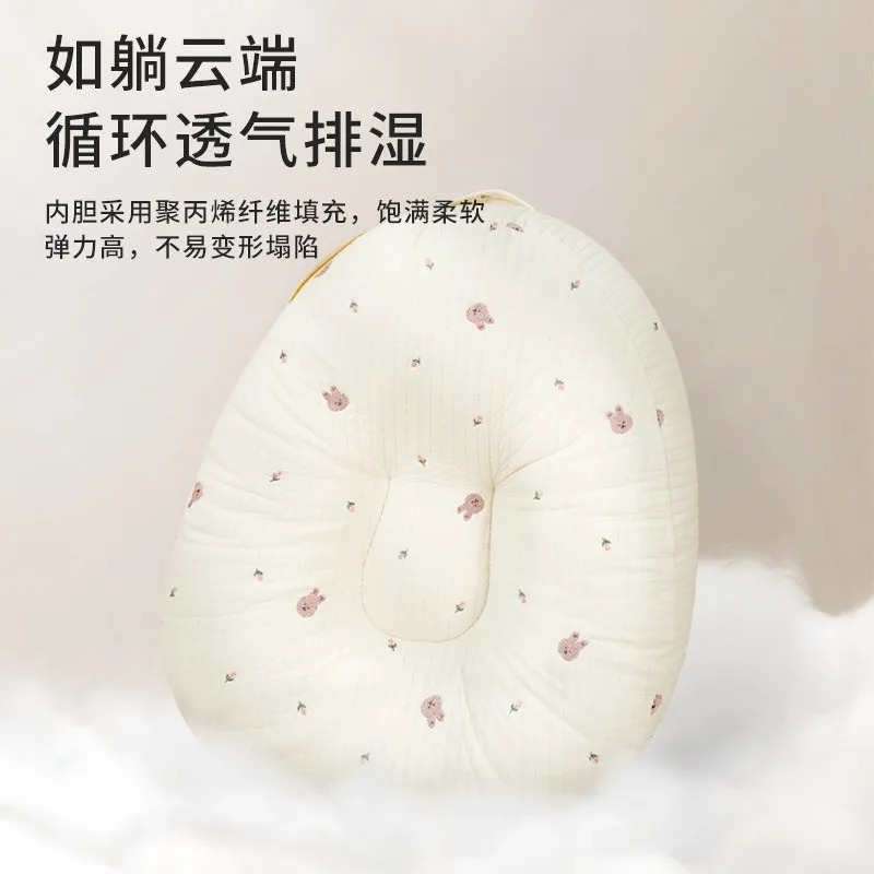 Allattamento al seno neonato sdraiato allattamento cuscino per l'allattamento inclinato bambino anti sputare latte troppopieno cuscino per soffocamento letto nel letto