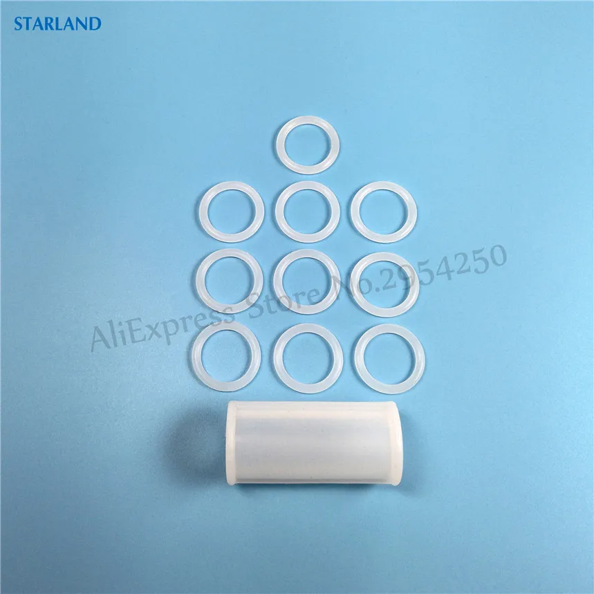 Tubo de sellado blanco y componentes de anillo de sellado para piezas de repuesto de helado Vevor para YKF Soft Serve, accesorios para máquina de helados