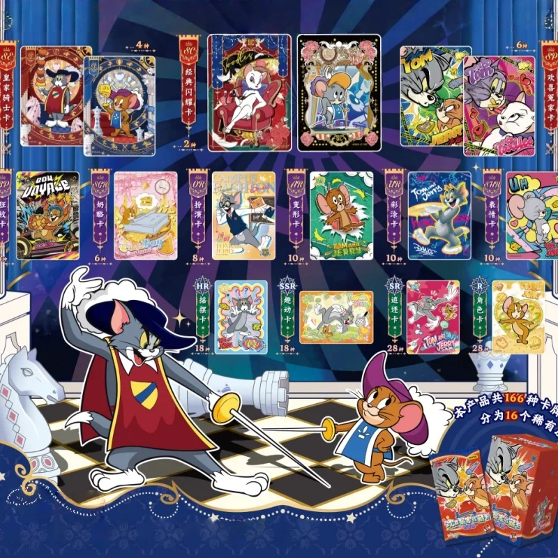 

KAYOU Genuine Tom and Jerry Anime Peripheral Collection Card 2 Issue Happy Enemies Variety Pack Card Toy Children's Holiday Gift