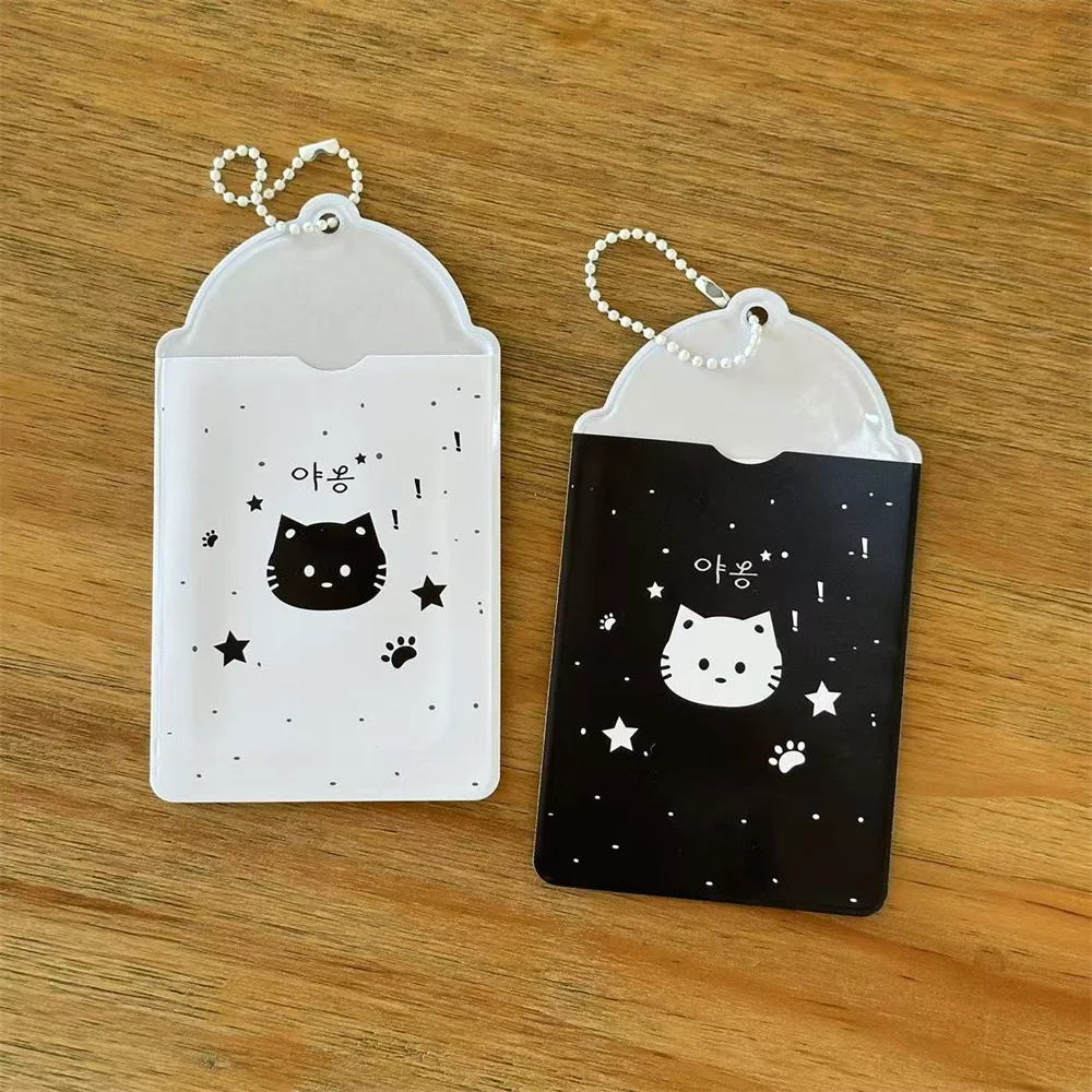 Cute Card Holder 3 Inch Kpop Photocard Holder Idol Photo Card Protective Sleeves Couple Photo Display Case Pendant Gifts image 3