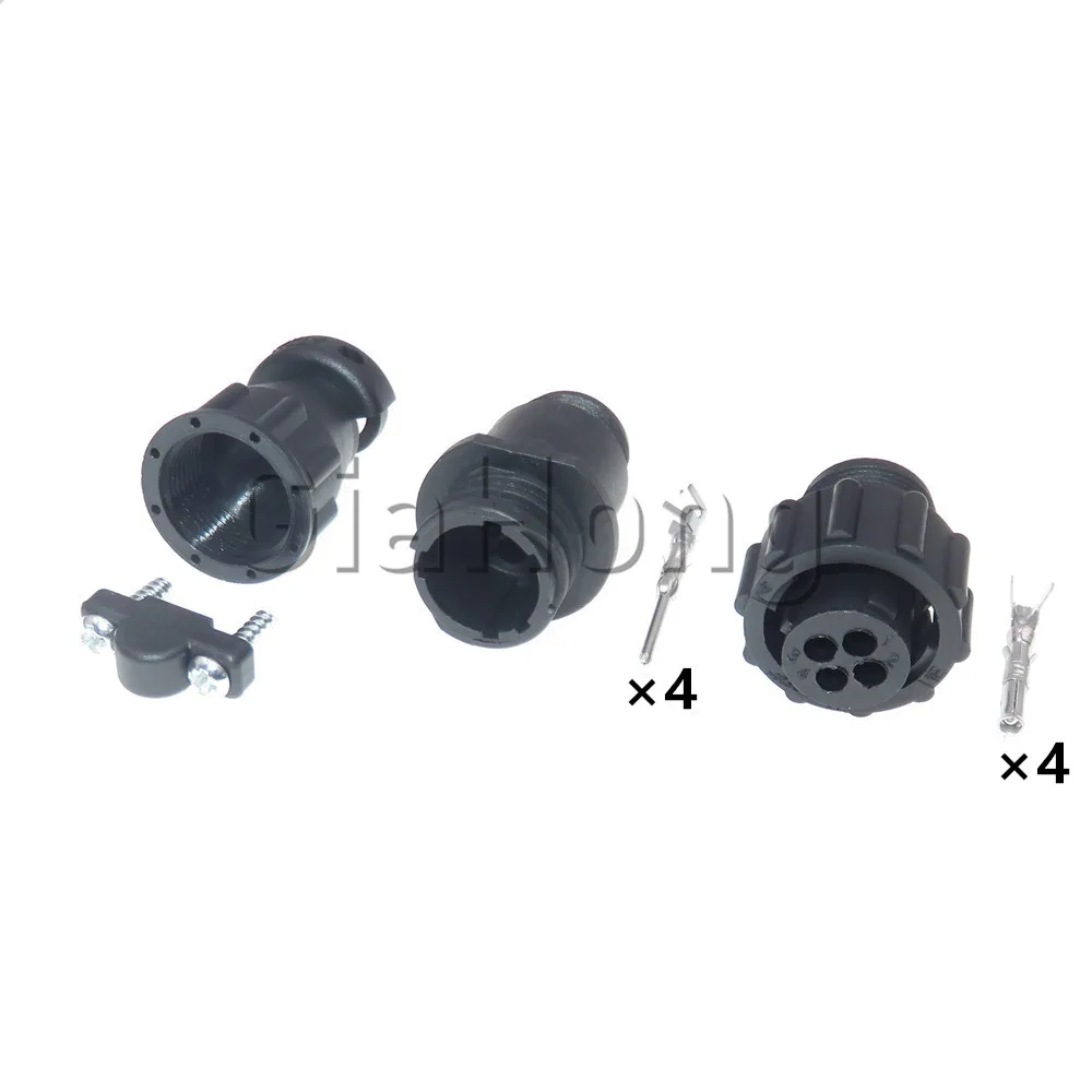 1 Set 4 Ways 182658-1 182919-1 206153-1 182647-1 206060-1 206062-4 Car Sensor Plug AC Assembly Aviation Wire Socket For SMT