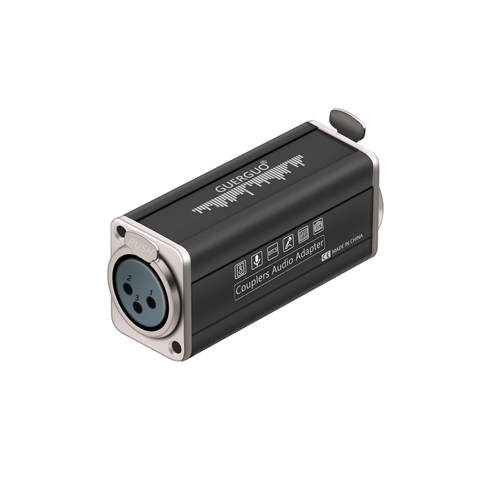 1pc 3Pin XLR Coupler Adapter,3Pins Female to Female XLR Panel Mount Chassis Socket Extension Connectors for Mixers Microphone