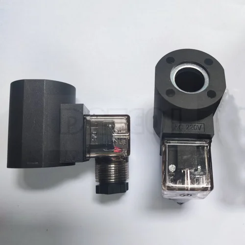 Imagen 2 del producto Bobina de válvula solenoide hidráulica Diámetro del orificio 16 mm Altura 51 mm Bobina de cobre redonda AC24V DC24v 12 V Ac220v