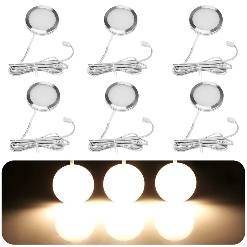 6X Interior LED Spot Lights For VW T4 T5 Camper Van Caravan Motorhome Light 12V