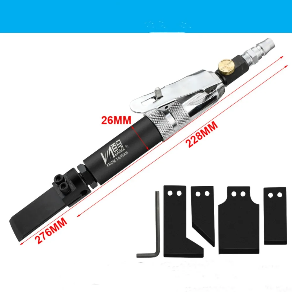 

Pneumatic Scraper Set Mini Air Knife Shovel Chisel Industrial Welding Deburring Rust Removing Tool Adjustable Pneumatic Chisel