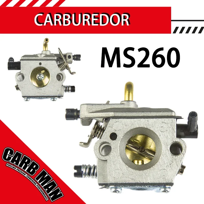 Carburateur MS260 pour STIHL 024 026 MS240 MS260 024AV 024S, remplacement du carburateur Walbro WT194, accessoires pour outils de jardinage et d'extérieur