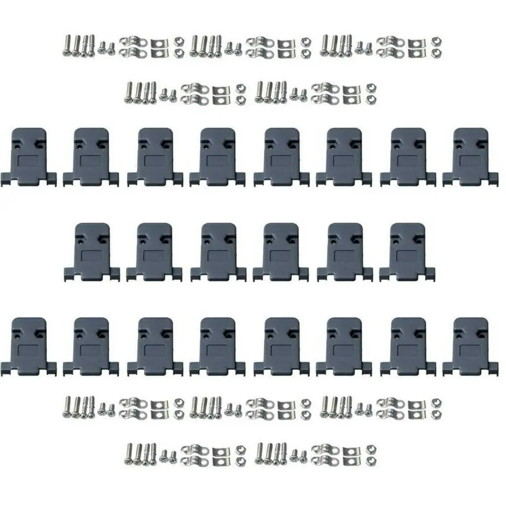 

Защитный колпачок для разъема D-Sub DB9 серый, 10 шт., 4x3.1x1.6см (1.2x0.93x0.48 дюйма), аксессуары для пайки