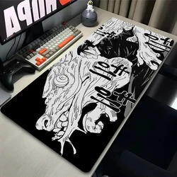 Laptop Japan Anime Mouse Pad XXL Black And White Manga Mousepad PC J-jujutsu K-kaisen Keyboard Rug Geto Suguru Extended Desk Mat