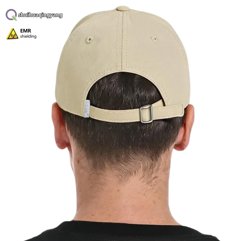 Electromagnetic radiation protection Metal fiber lining men or women baseball caps Silver fiber lining head daily anti-radiation