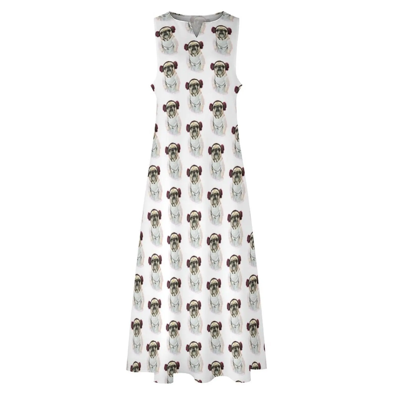 Vestido largo de princesa Pug, vestido de verano para mujer, vestidos de fiesta, vestidos de novia para mujer