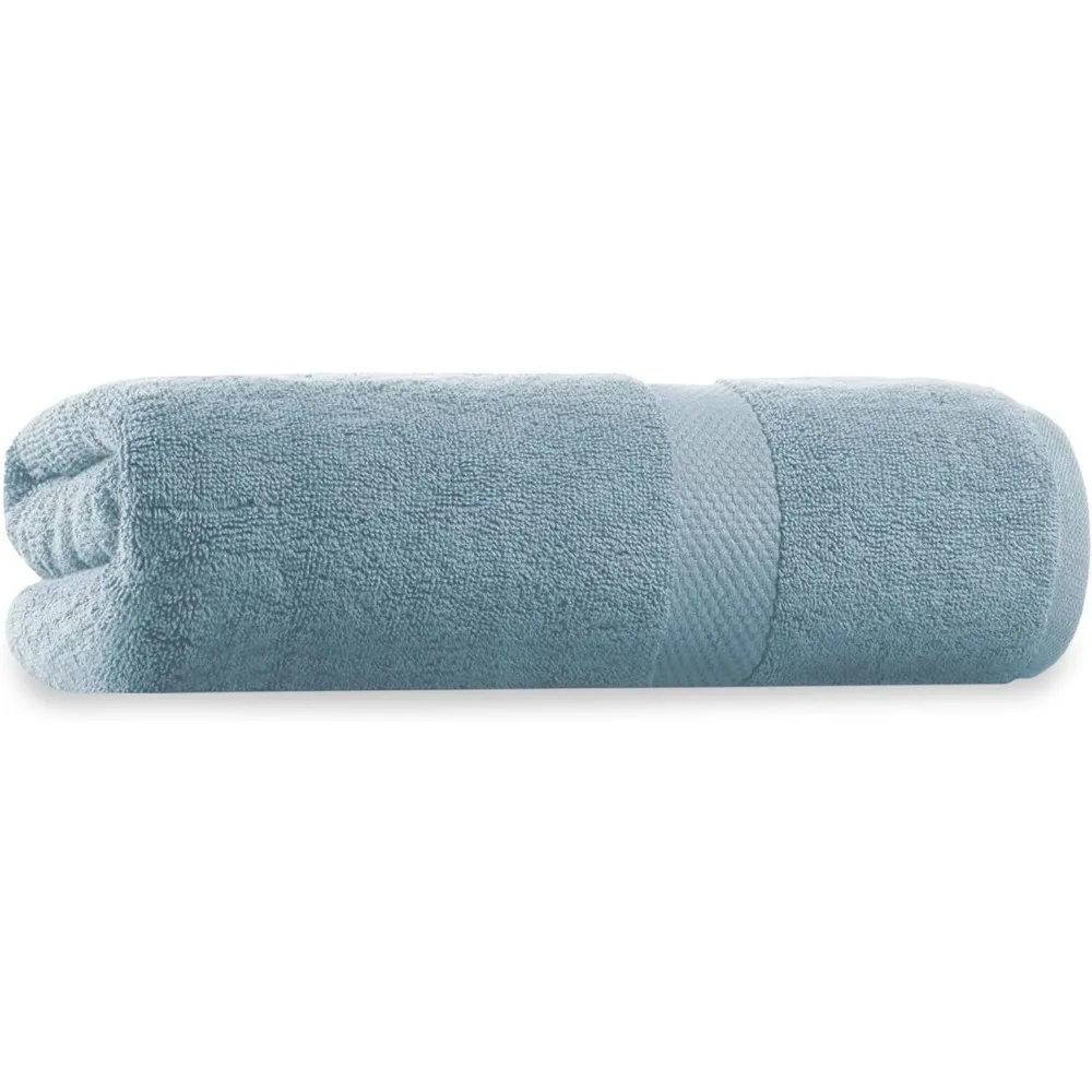 

Organic Cotton Luxuriously Plush Bath Towel GOTS & OEKO-TEX Certified Premium Hotel Quality Towels Feather Touch Technology 650