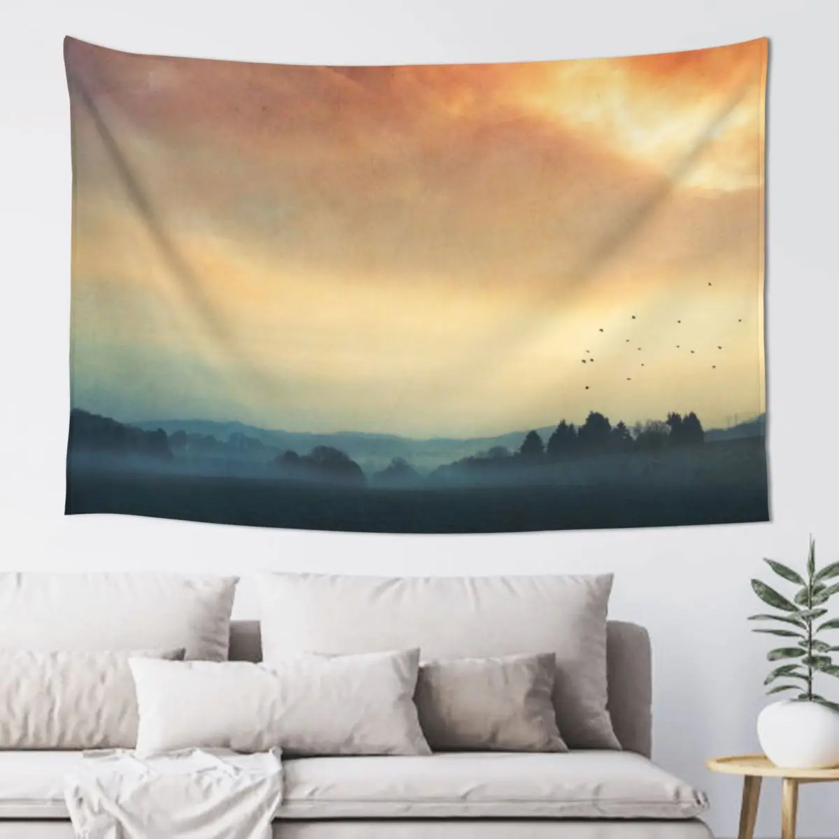 

Layers of Silence Tapestry Decor For Room Art Mural Things To The Room Bedroom Organization And Decoration Tapestry