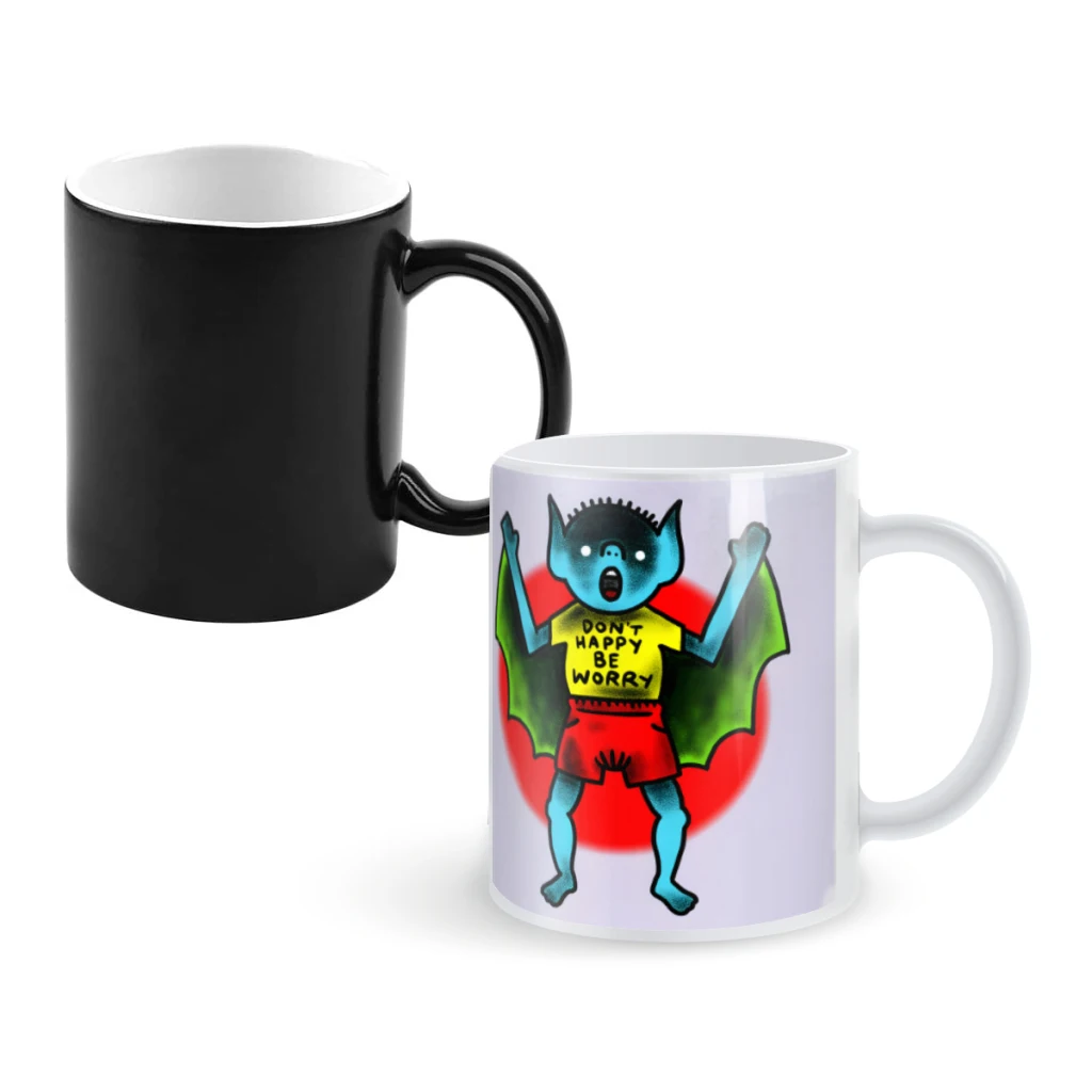 

Bat BoyCoffee Mugs And Mug Creative Color Change Tea Cup Ceramic Milk Cups Novelty Gifts