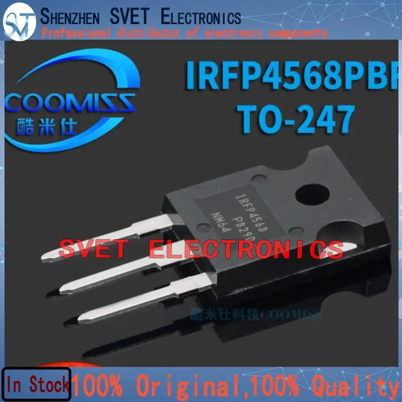 10PCS-50PCS IRFP4568PBF 150V 171A TO-247 MOSFET Original In Stock Fast shipping