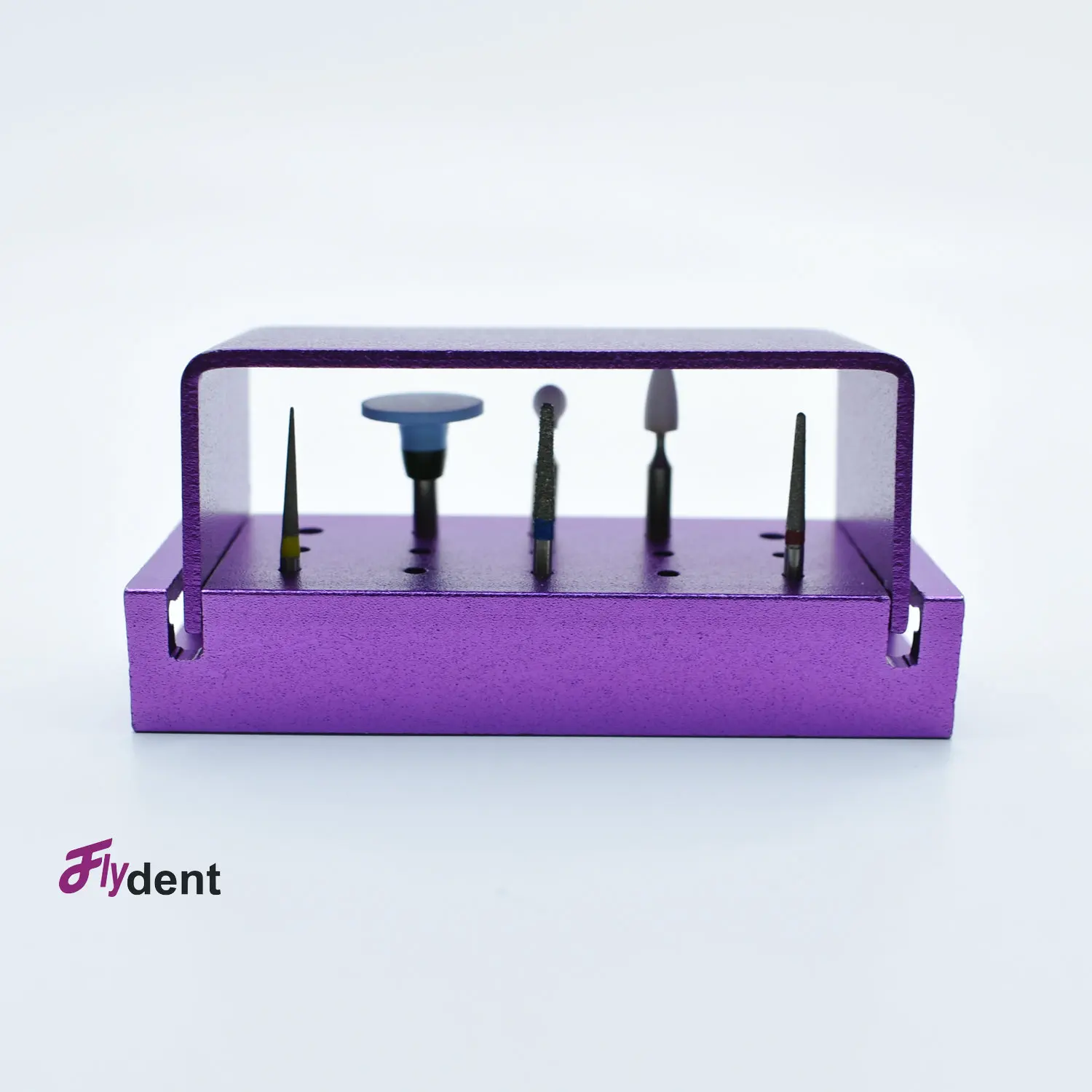 Dental Uses High-Speed and Low-Speed Drill Heads Cleaning Stands Disinfection Cabinets 15-Hole Aluminum Alloy Disinfection Stand view 5