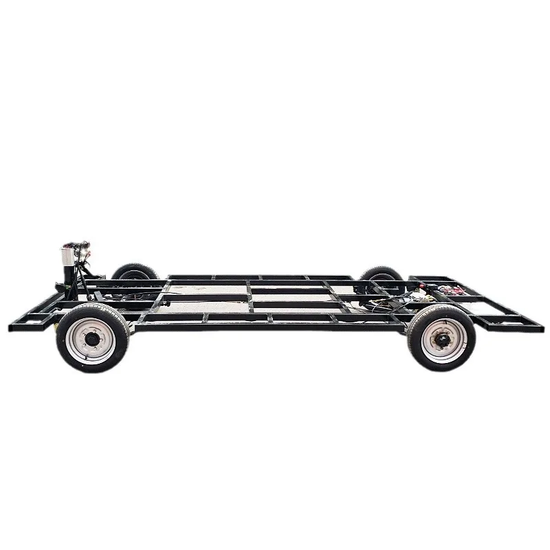 Electric four-wheeler chassis parade float four-wheel dining car