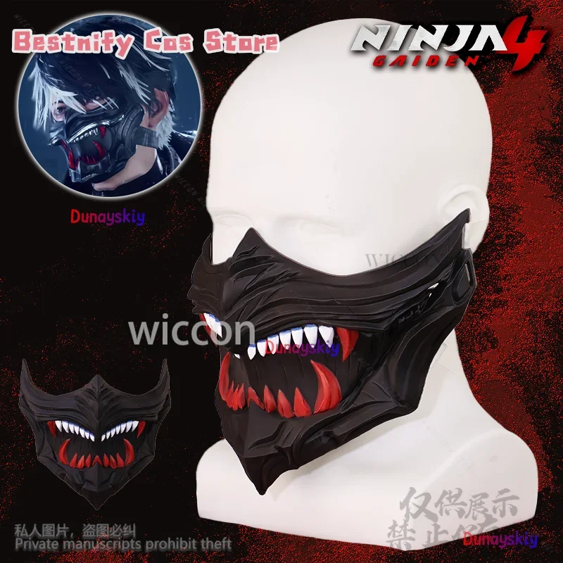 

CosplayAnime Game NINJA GAIDEN 4 Cosplay 3D Mask Props Accessories For Halloween Christmas Cos Black Costume Polylactic Acid Cus