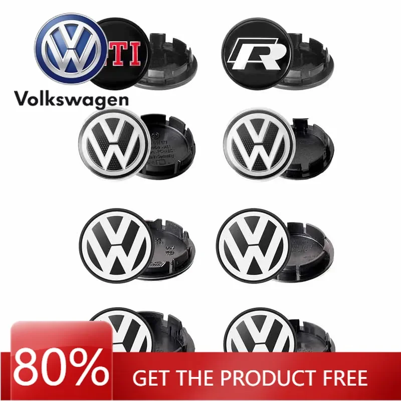 

Для VOLKSWAGEN VW: 4 шт. колпачки на центральные отверстия колесных дисков 56/65/66 мм, аксессуары для Volkswagen VW GTI, Golf, Jetta, Polo, Beetle