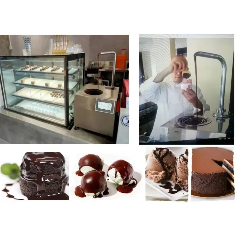 Auto‑Operated 5.5L 304‑Stainless‑Steel Hot Chocolate Dispenser, 1000W High‑Power Beverage Machine For Catering Venue Use
