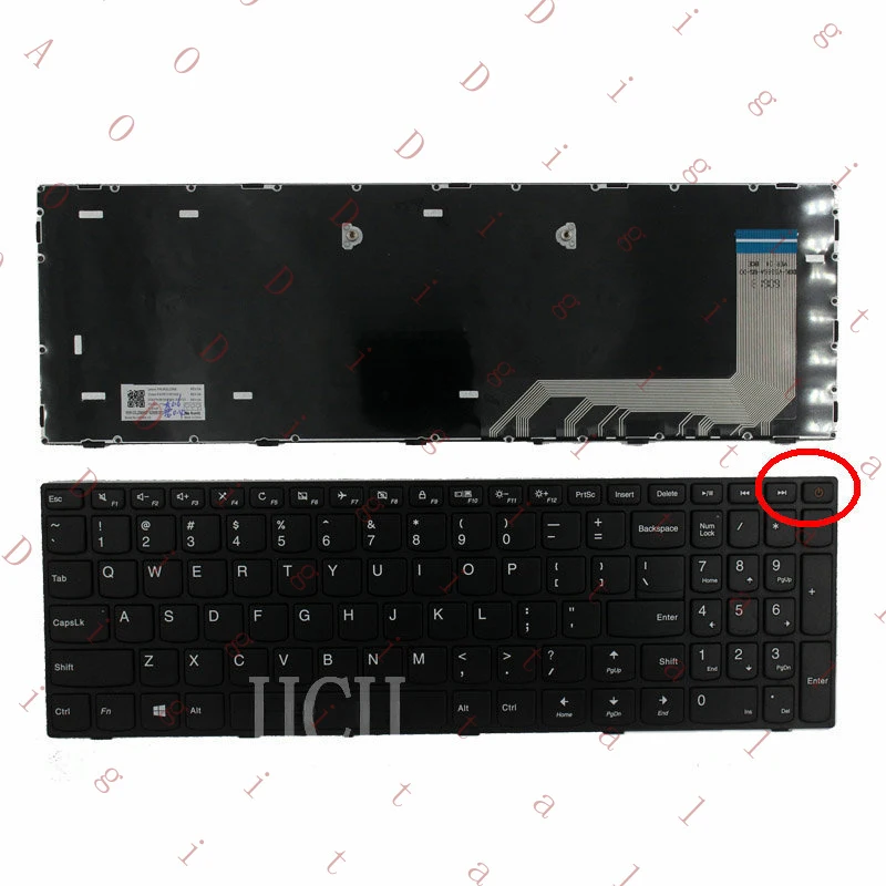 

LL Original New for Lenovo IdeaPad 110-15ISK 110-15IKB US black keyboard