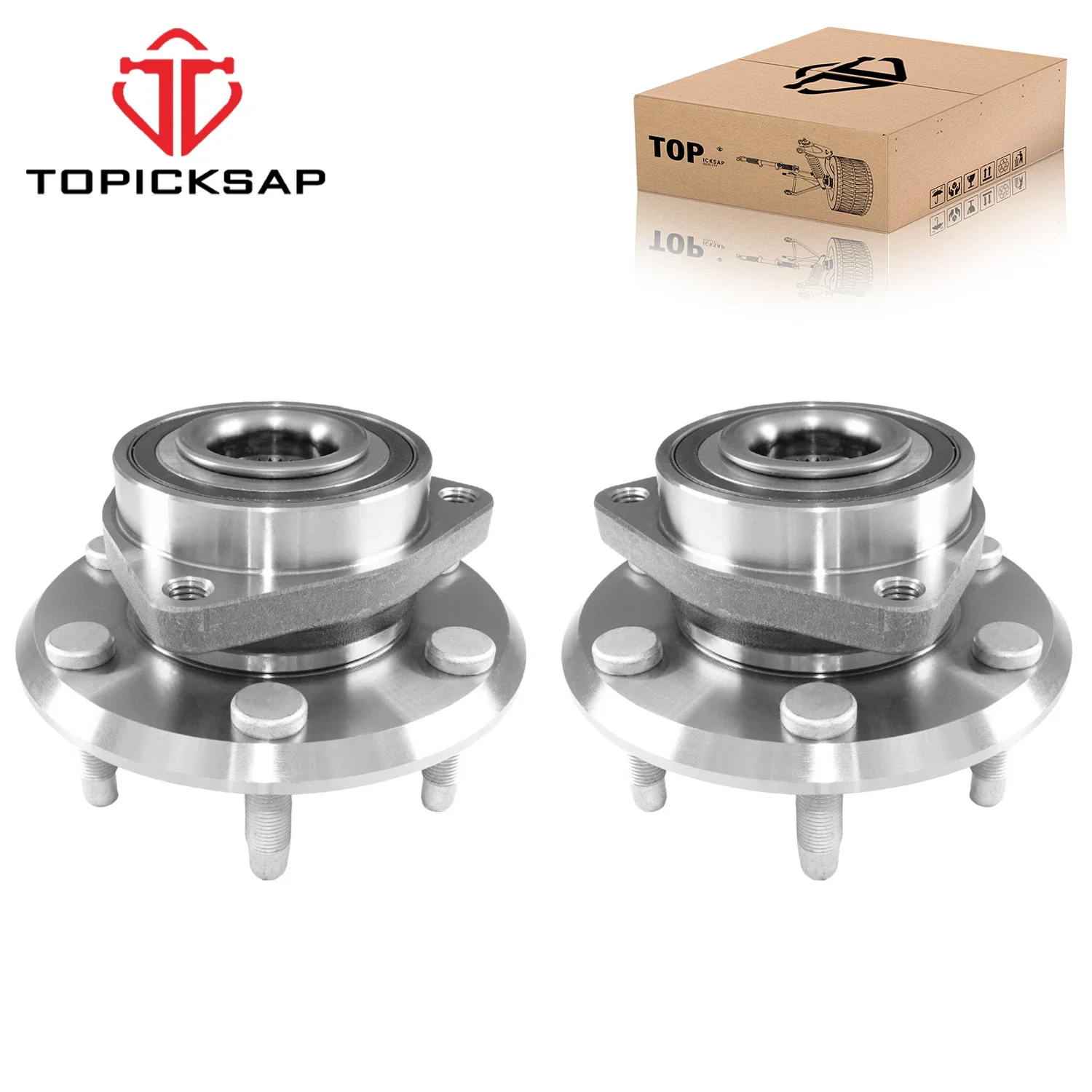 TOPICKSAP 2Pcs Front/Rear Wheel Bearing Hub Kit for Enclave 08-17/Traverse 09-17/Acadia 07-16/Outlook