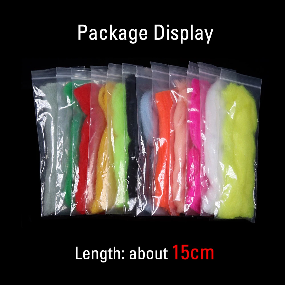 Fibras ICERIO para atar moscas – Varios colores Baitfish paracaídas - imagen 4