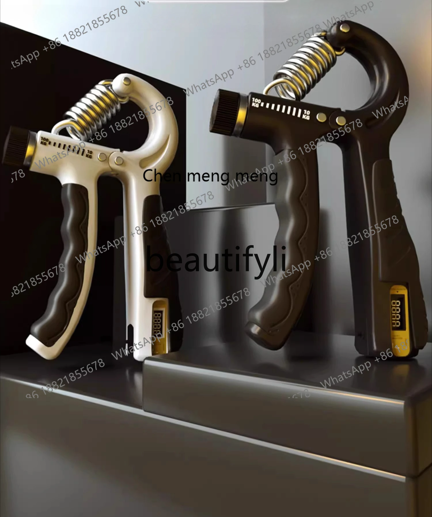 

x Adjustable Grip Strengthener Arm Muscle Strength Professional Training Fitness Equipment