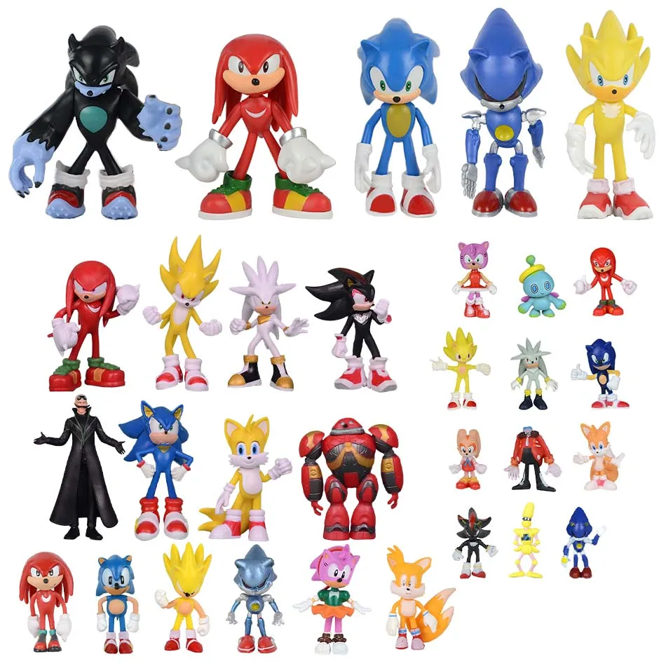 جديد Sonices الظل لعبة شخصية عمل دمية أنيمي القنفذ الشكل الأسرع من الصوت ماوس زخرفة عيد ميلاد الأطفال هدية الكريسماس #1