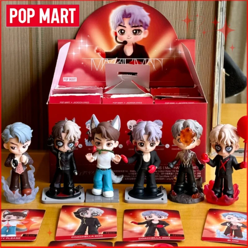 POP MART X JACKSON WANG MAGIC MAN Series caja ciega bolsa de adivinación lindo modelo regalo juguetes para niñas