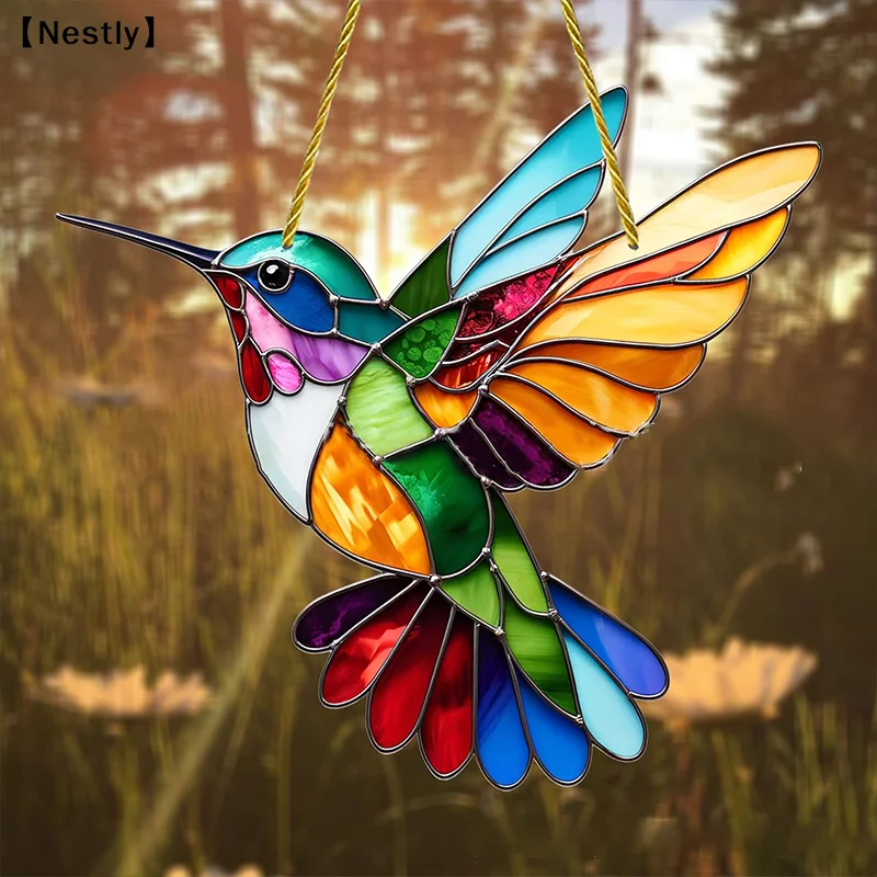Gorgeous Hummingbird Sun Catcher - 8