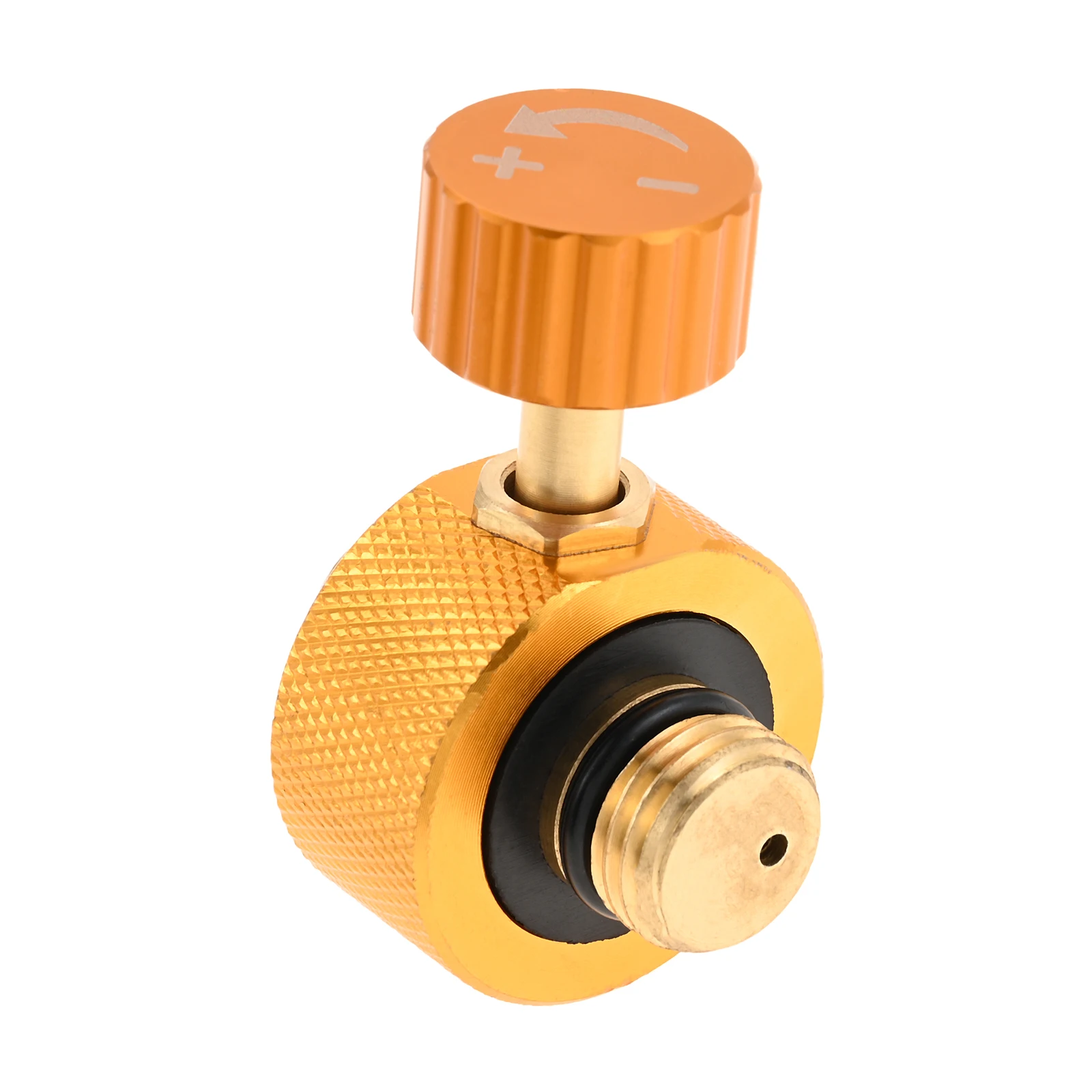 Orange Outdoor BBQ Camping Stove Adaptor Conversion Furnace Connector Split Type Gas Filling Adapter Cylinder Camping Supplies