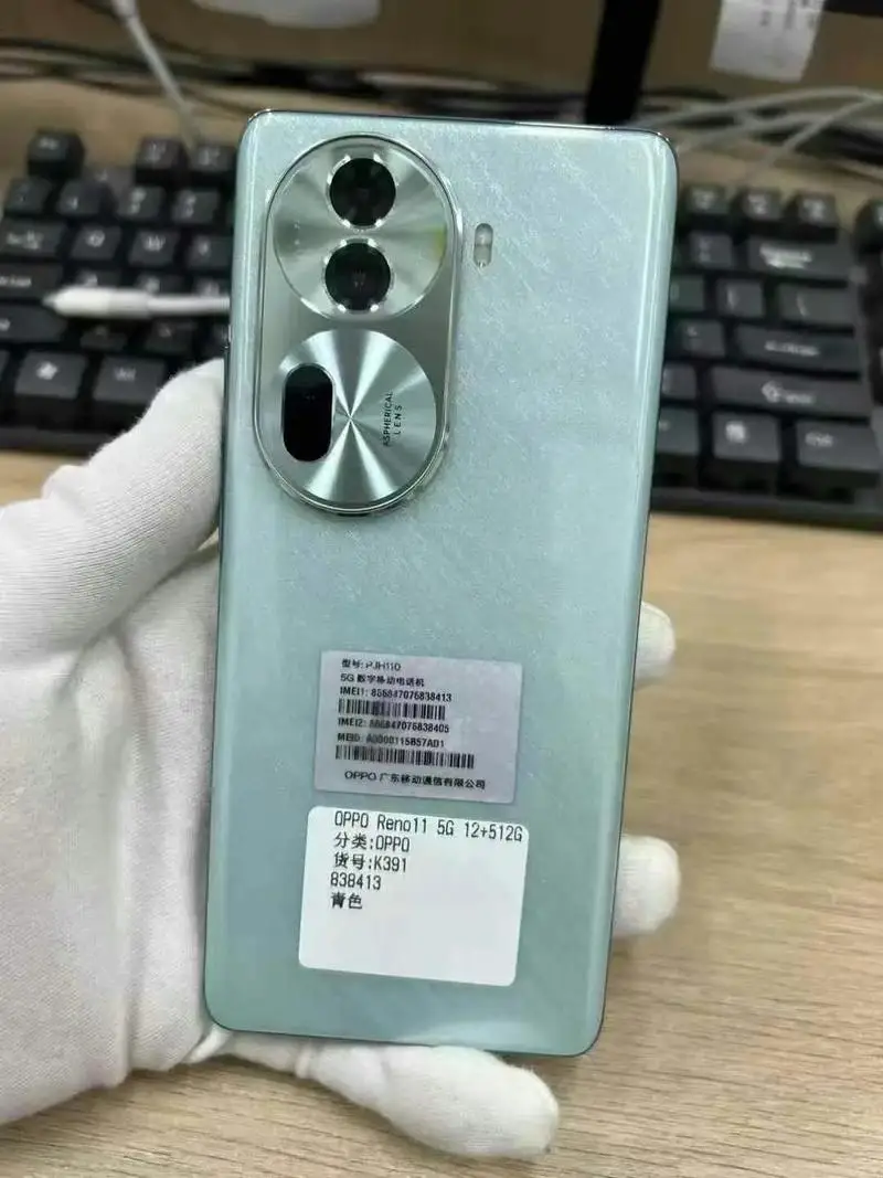 هاتف OPPO Reno11 5G الذكي CPU Mediatek Dimensity 8200 شاشة 6.7 بوصة 2412x1080px 4800mAh هاتف مستعمل