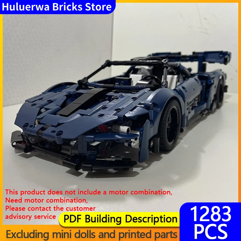 

Speed Racing Car Model MOC Building Bricks Senna Top Tier Sports Car Modular Technology Gifts Holiday Assemble Children Toy Suit