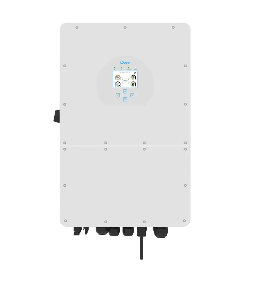 

DEYE high voltage hybrid inverter 12KW SUN-12K-SG01HP3-EU-AM2 can conenct high voltage lithium-ion battery hybrid solar inverter