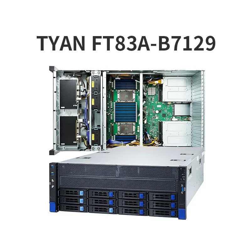 FT83A-B7129 3rd Generation 4U Dual 10 Card GPU Server Barebones