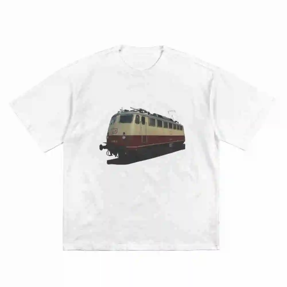 Electric Locomotive DB113 Short Sleeve Tee 100% Cotton T-Shirt