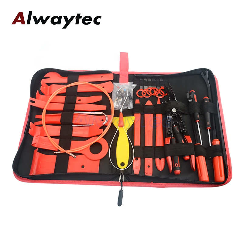 Auto Interior Removal Kit Plastic Trim Disassembly Tool Set for Car Door Panel Dash Radio & Upholstery Repair