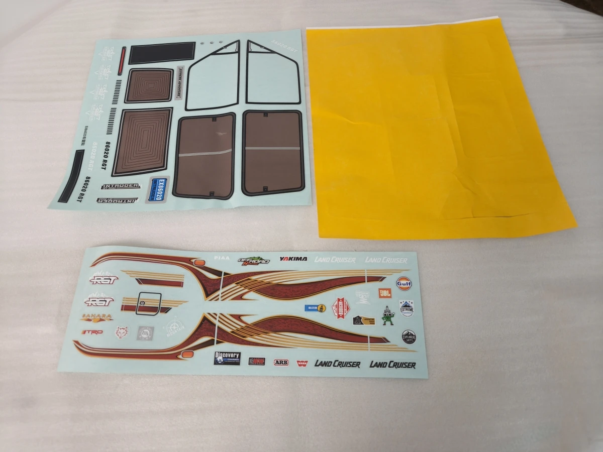 RGT RC Spare Parts P86486-1/2/3 Pre-trim&pre-assemble PC Body Shell 285 Wheelbase For EX86020 1/10 Scale RTR Crawler Model Car