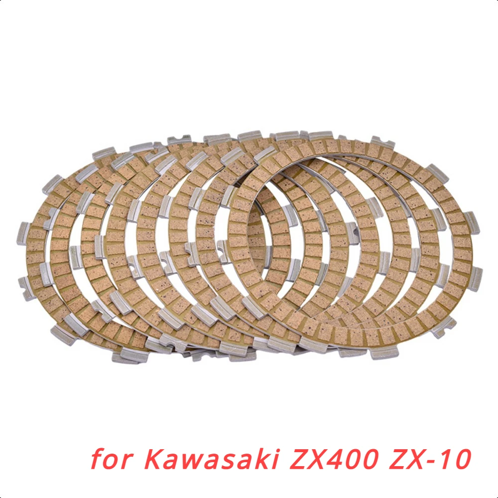 6pcs Motorcycle Clutch Friction Plate Kit for Kawasaki ZXR400 ZX400L ZXR ZX 400 ZX400 1991-2002 Z 200 KZ200A