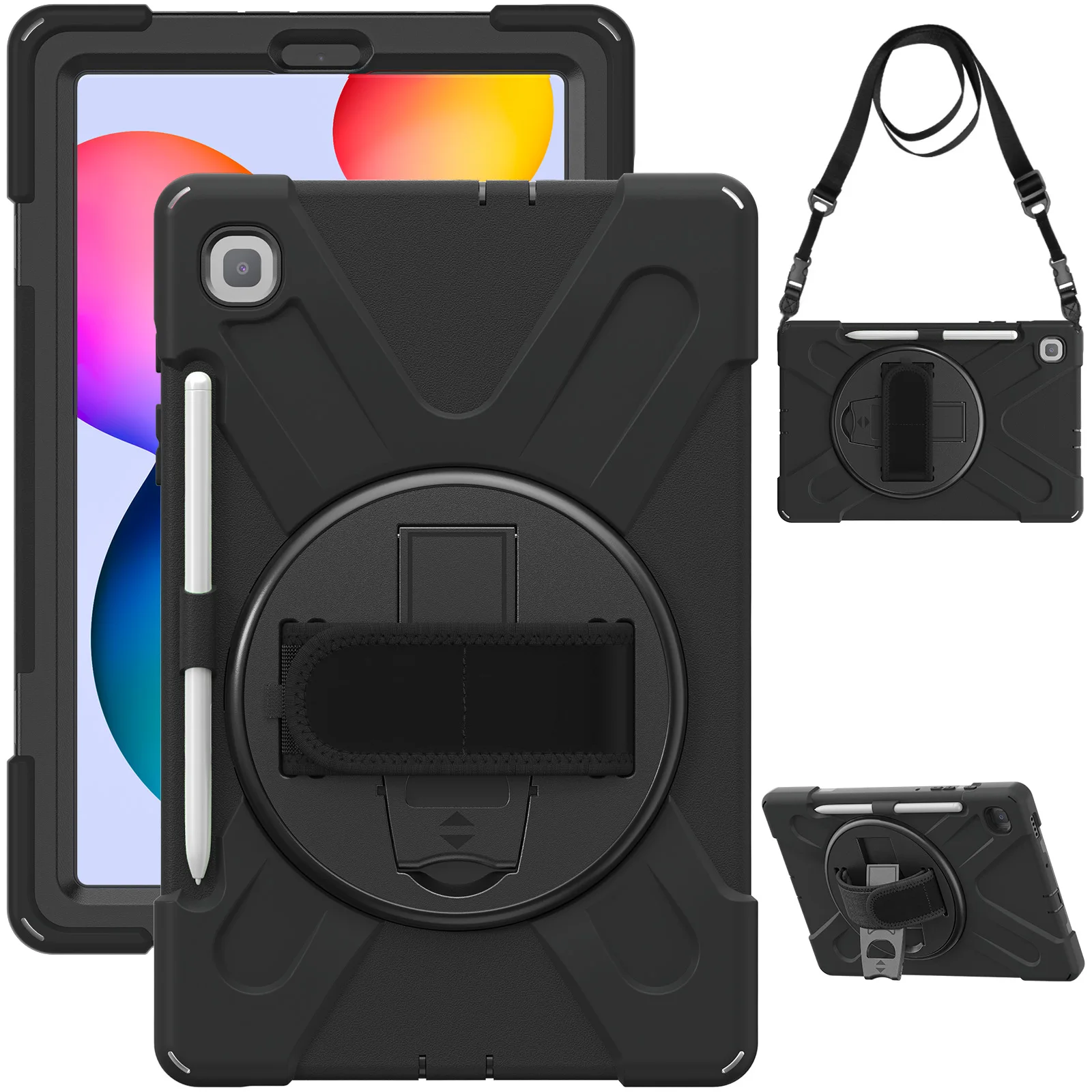 

Kids Case For samsung Galaxy Tab A 8" 2017 T380/T385 Rotective Rugged CaseTablet Strap Cover
