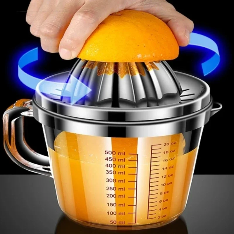 Small Portable Manual Juice Squeezer, 304 Stainless Steel, Orange Juice Squeezer Lemon Fruit Squeezer, Recommended Modern Luxury