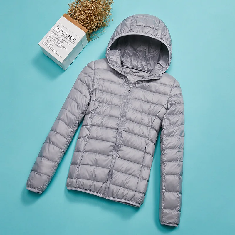 

Пуховик женский, пальто с капюшоном, парки, куртки, осень-зима, теплая офисная женская легкая верхняя одежда, сверхлегкое ветрозащитное пальто