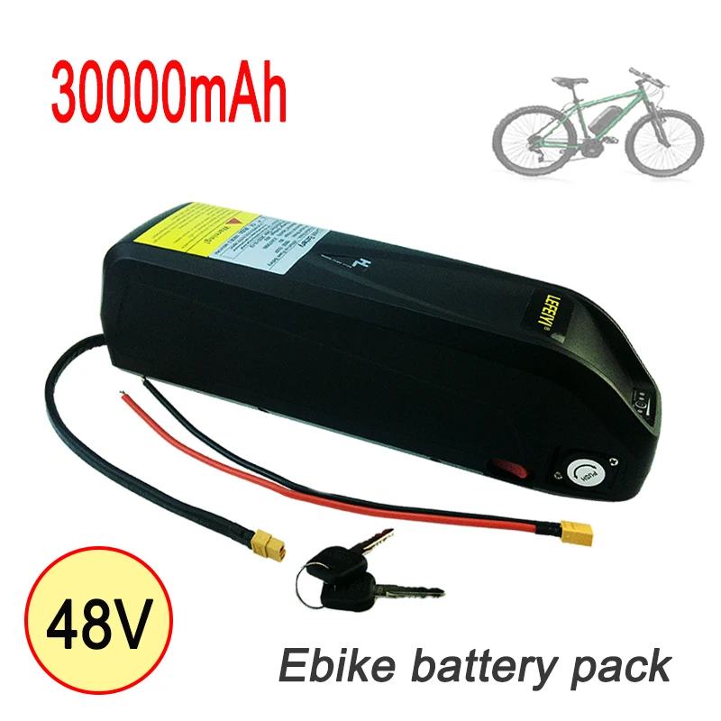 

48V 30AH for Hailong Bicycle Mountain Bike Motorcycle 18650 Lithium Battery Pack Long Endurance